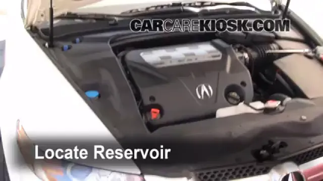 2007 Acura TL 3.2L V6 Líquido limpiaparabrisas Agregar líquido